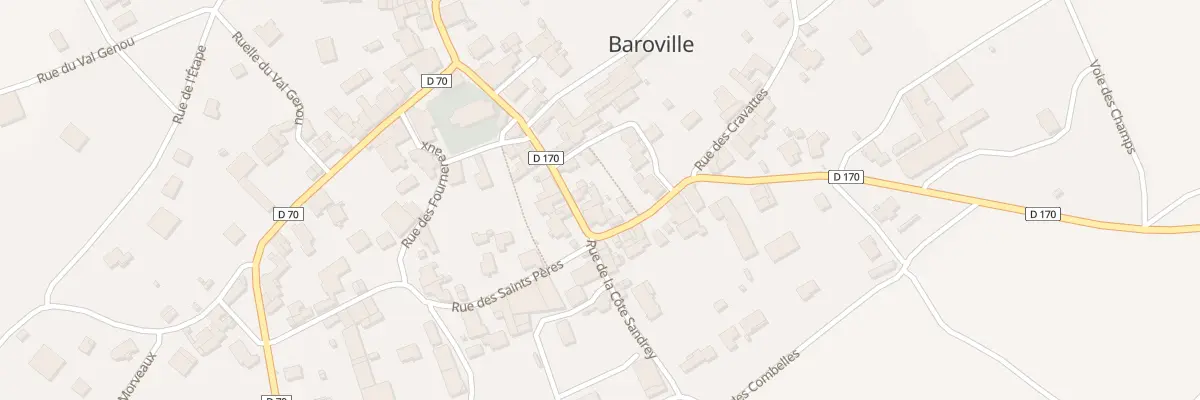 Plan du 1A Rue de Clairvaux à Baroville