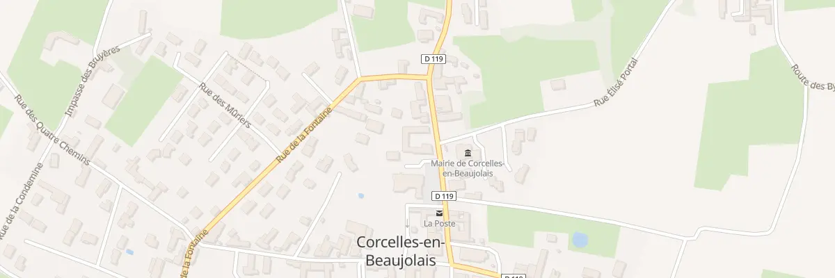 Plan du 131 Rue de la Mairie à Corcelles-en-Beaujolais