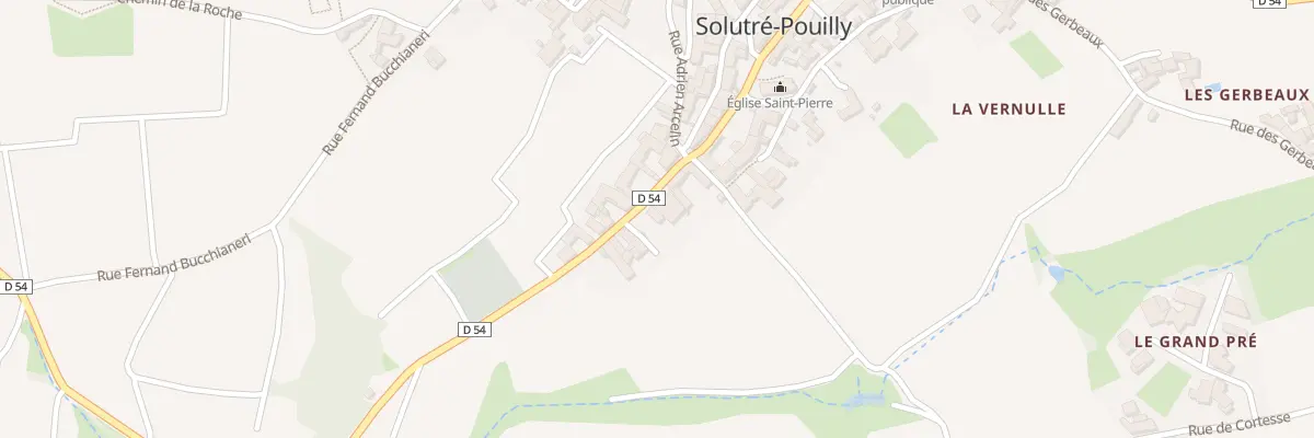 Plan du 5187 Rte de la Roche à Solutré-Pouilly