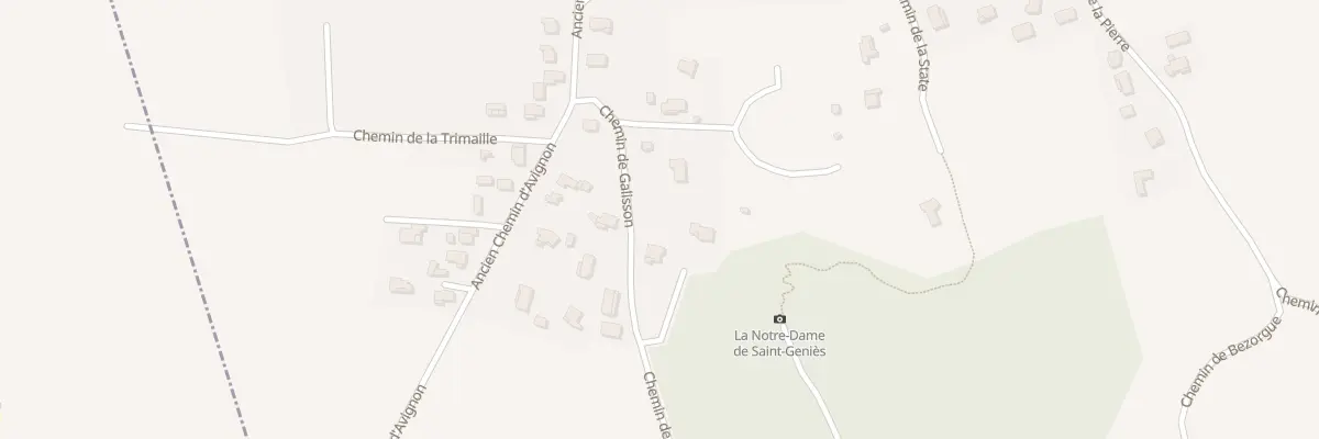 Plan du 113 Che de Galisson à Saint-Geniès-de-Comolas