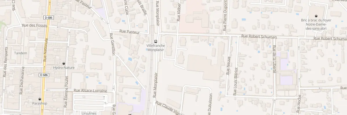 Plan du 56 Rue Robert Schuman à Villefranche-sur-Saône