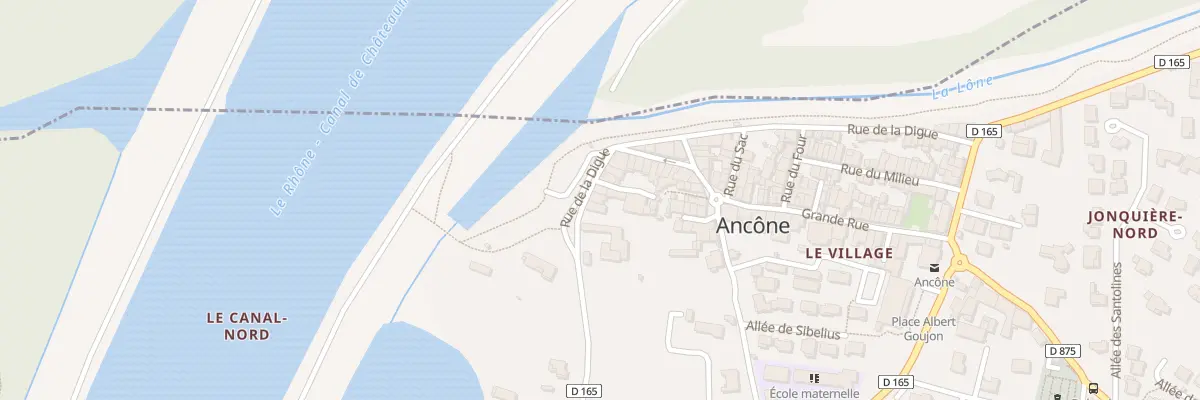 Plan du 11 Rue de la Cardinale à Ancône