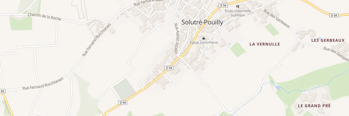 Plan du 5110A Rte de la Roche à Solutré-Pouilly