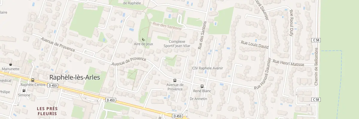 Plan du 5 Rue du Galoubet Raphele à Arles