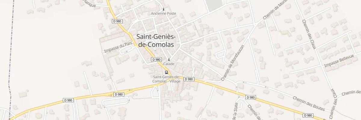 Plan du 4 Rue de la Calade à Saint-Geniès-de-Comolas