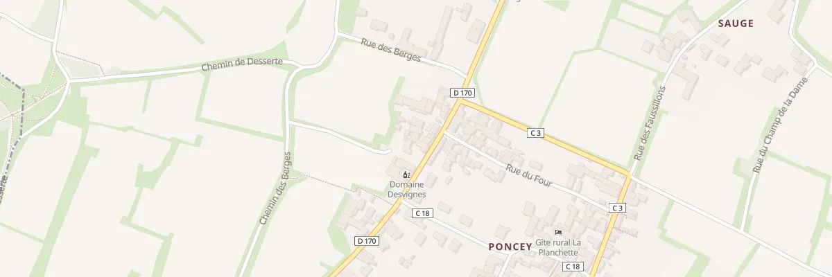 Plan du 32 Rue de Jambles à Givry