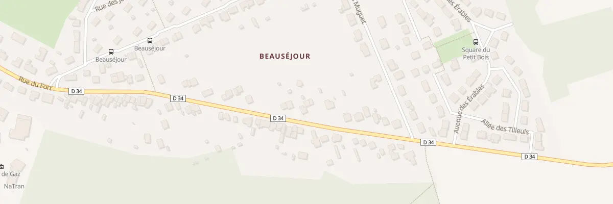 Plan du 67 Rte du Fort à La Francheville
