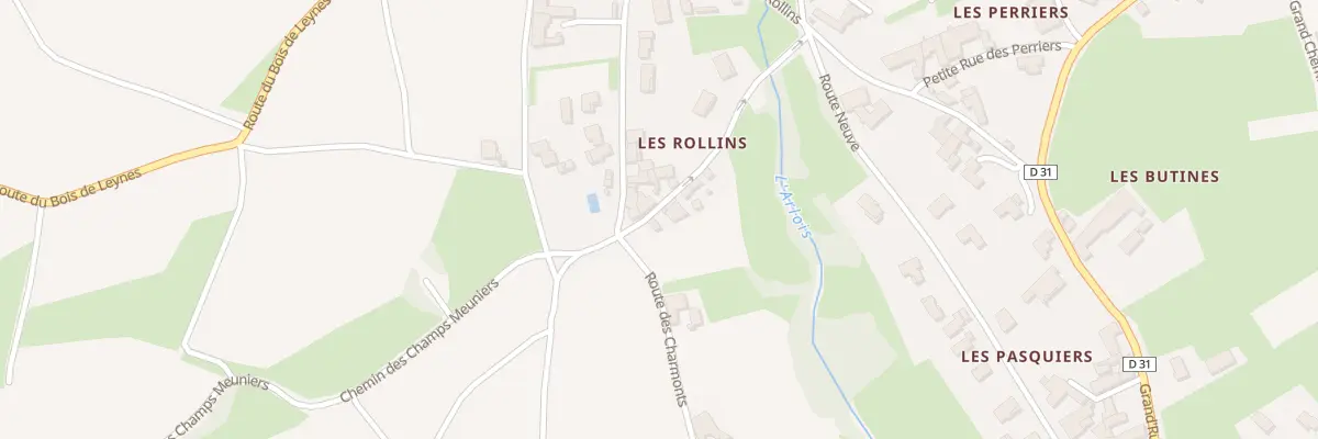 Plan du 24 Che des Gonins à Leynes