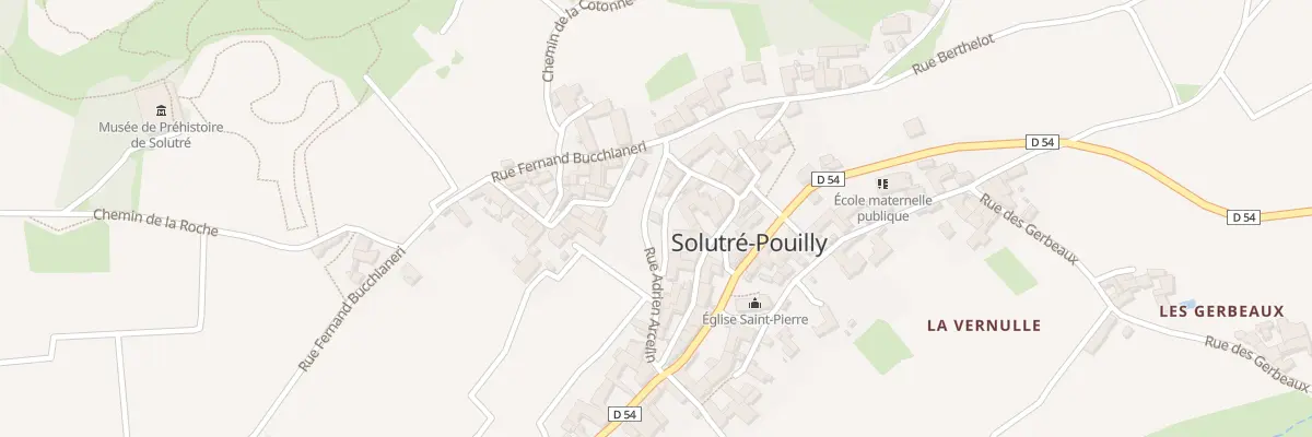 Plan du 5116A Rue Adrien Arcelin à Solutré-Pouilly