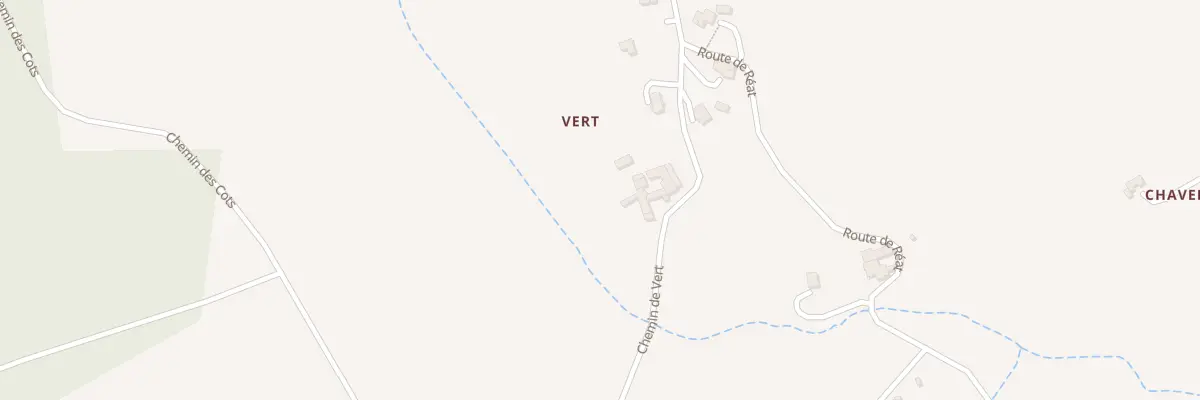Plan du 425 Che de Vert à Étables