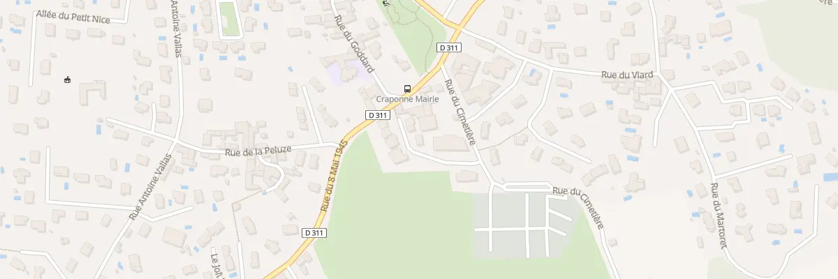 Plan du 98 Rue du Cimetière à Craponne