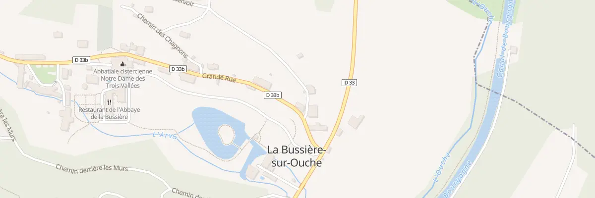 Plan du 4 Grande Rue à La Bussière-sur-Ouche