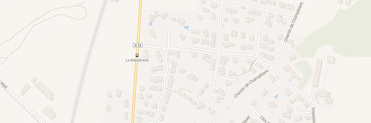 Plan du 110 Che de la Maladrerie à Châteauneuf-du-Rhône
