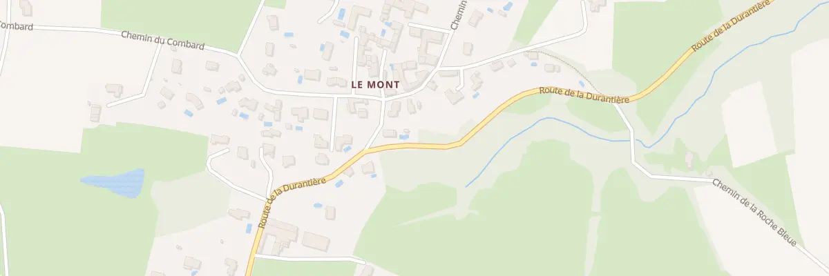 Plan du 627 Rte de la Durantière à Orliénas