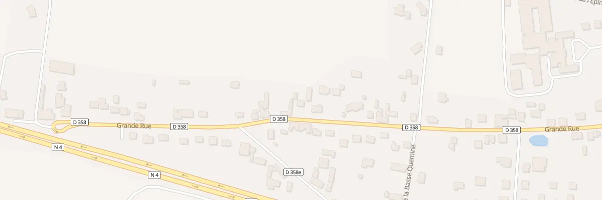 Plan du 88 Gr Grande Rue à Thiéblemont-Farémont
