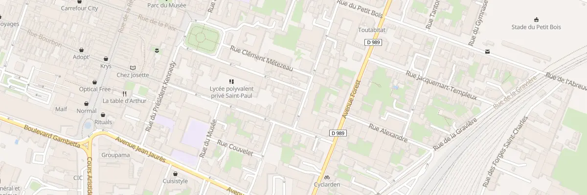 Plan du 14 Rue de Cléves à Charleville-Mézières
