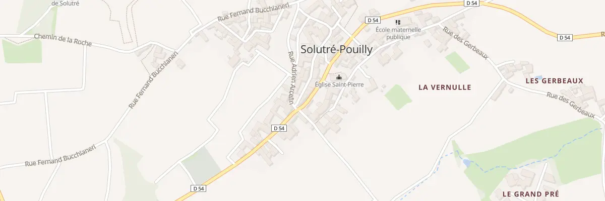 Plan du 5098 Solutre à Solutré-Pouilly