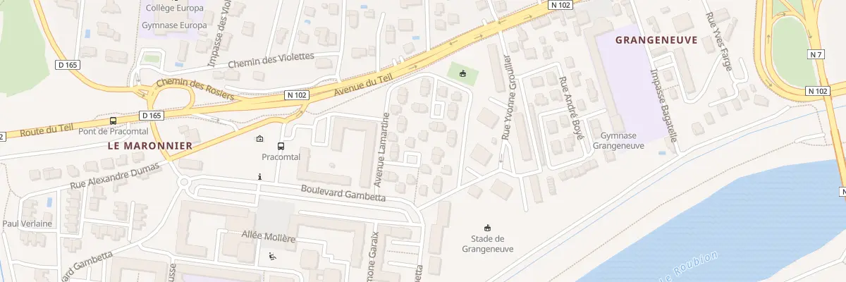 Plan du 4 Pl Corneille à Montélimar