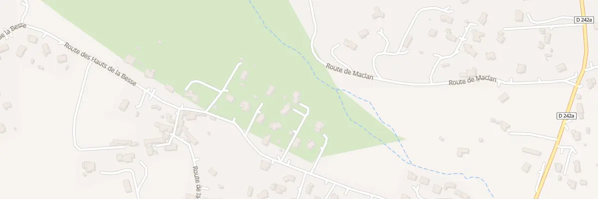 Plan du 5708 La Besse à Peaugres
