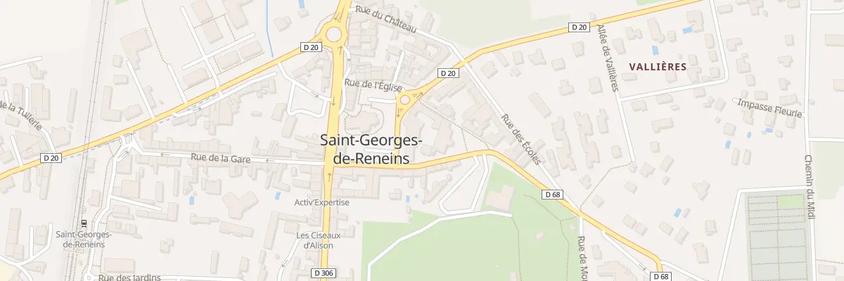 Plan du 130 Pl de l’Église à Saint-Georges-de-Reneins