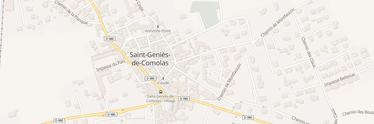 Plan du 4 Rue des Pressoirs à Saint-Geniès-de-Comolas