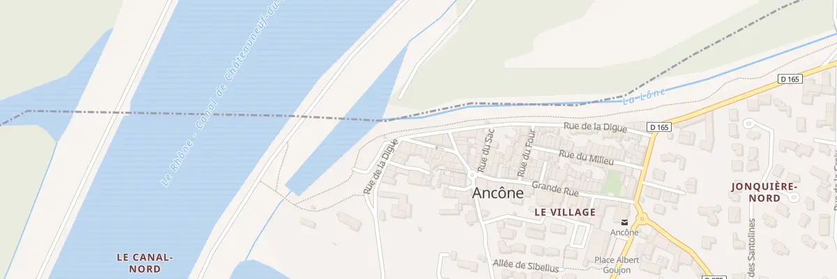 Plan du 1 Gr Grande Rue à Ancône