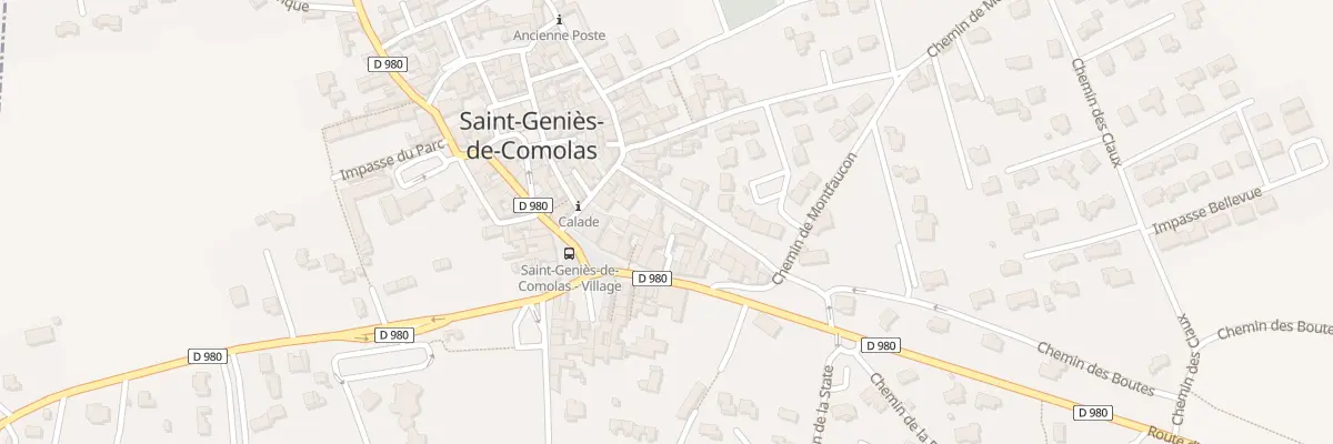 Plan du 4 Imp du Charron à Saint-Geniès-de-Comolas