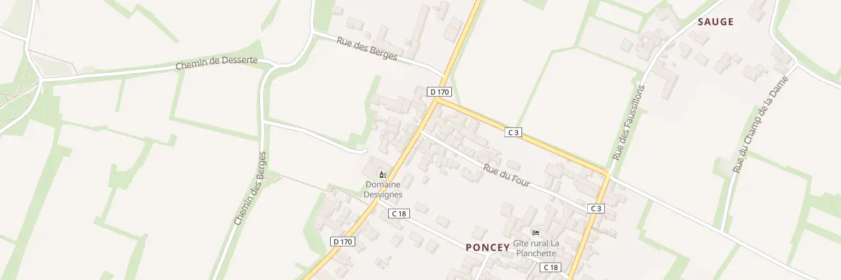 Plan du 23 Rue de Jambles à Givry