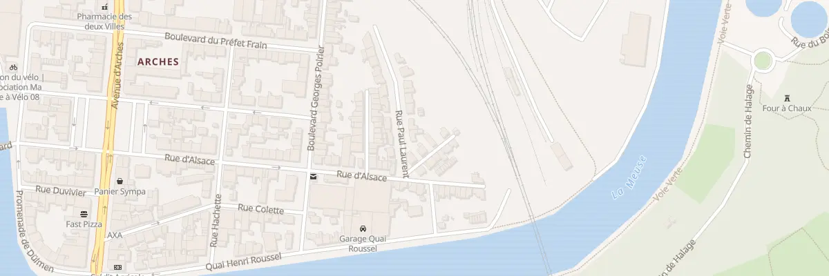 Plan du 3 Rue Paul Laurent à Charleville-Mézières