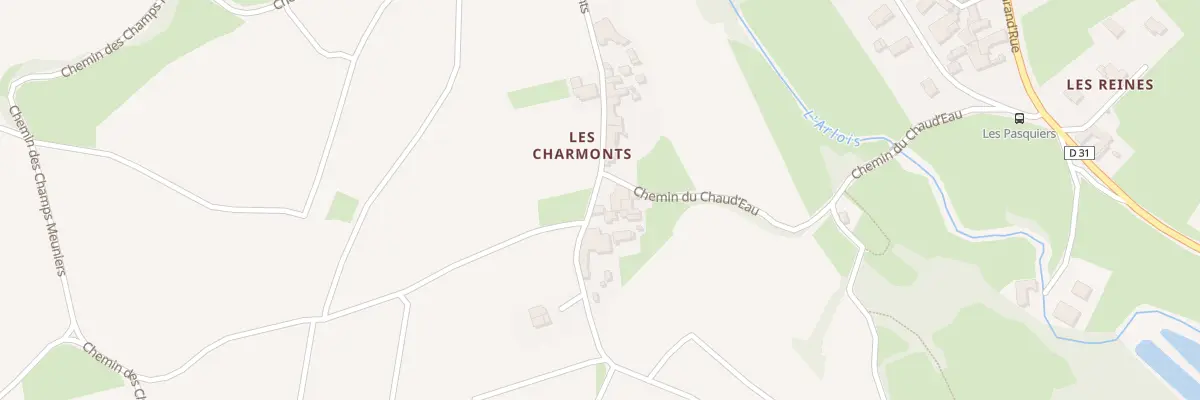 Plan du 309 Rte des Charmonts à Leynes