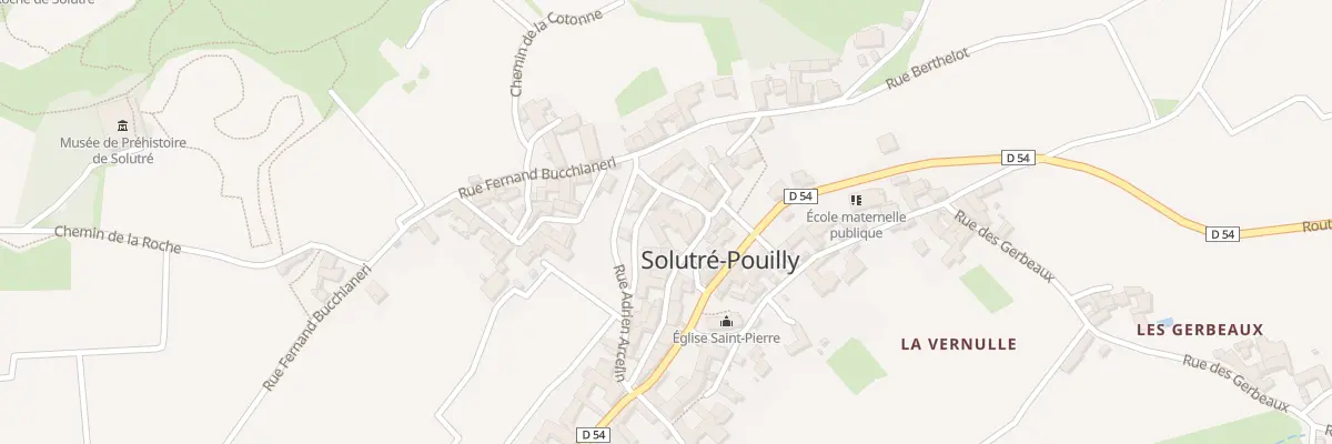 Plan du 5117 Solutre à Solutré-Pouilly