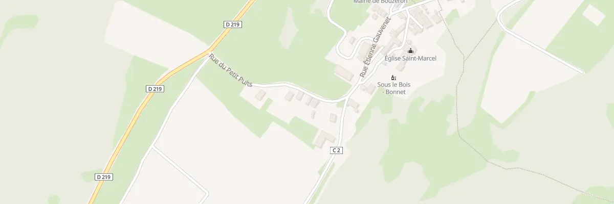 Plan du 5 Rue du Petit Puits à Bouzeron