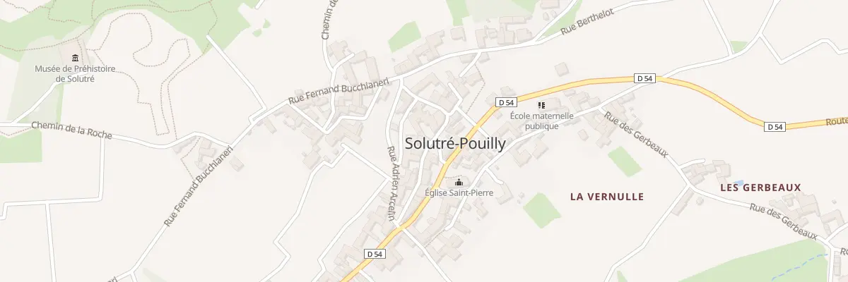 Plan du 5093 Solutre à Solutré-Pouilly