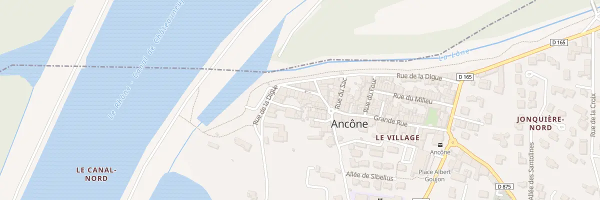 Plan du 8 Gr Grande Rue à Ancône