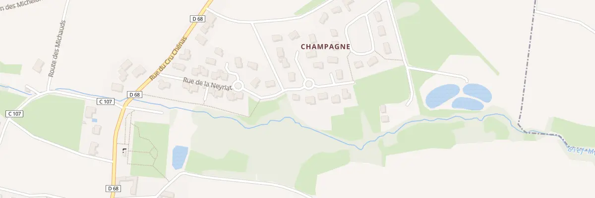 Plan du 238 Rue de la Neyriat à Chénas
