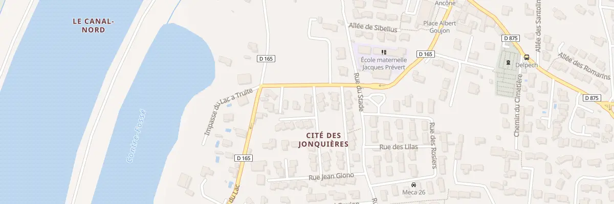 Plan du 18 Cité des Jonquieres à Ancône