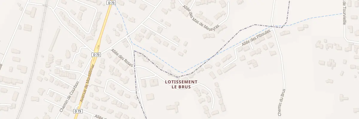 Plan du 132 Che du Micocoulier à Châteauneuf-du-Rhône