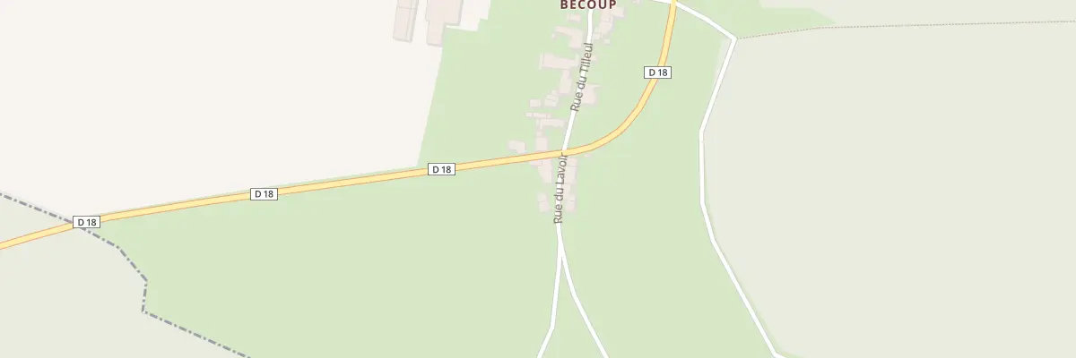 Plan du 2 Rue du Lavoir à Aubaine