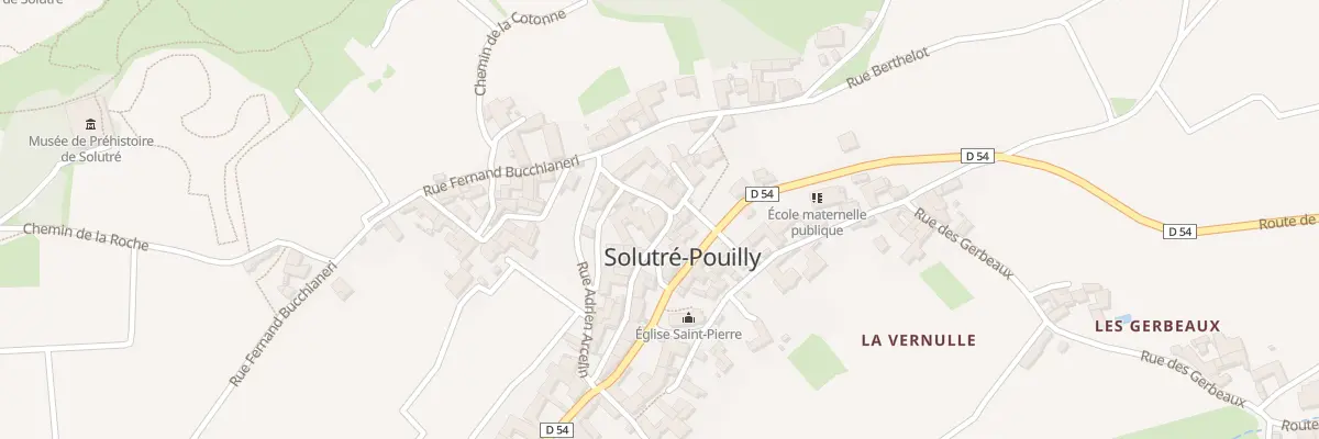 Plan du 5092 Solutre à Solutré-Pouilly