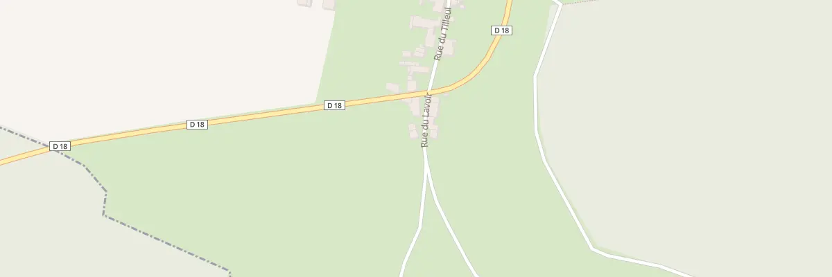 Plan du 6 Rue du Lavoir à Aubaine