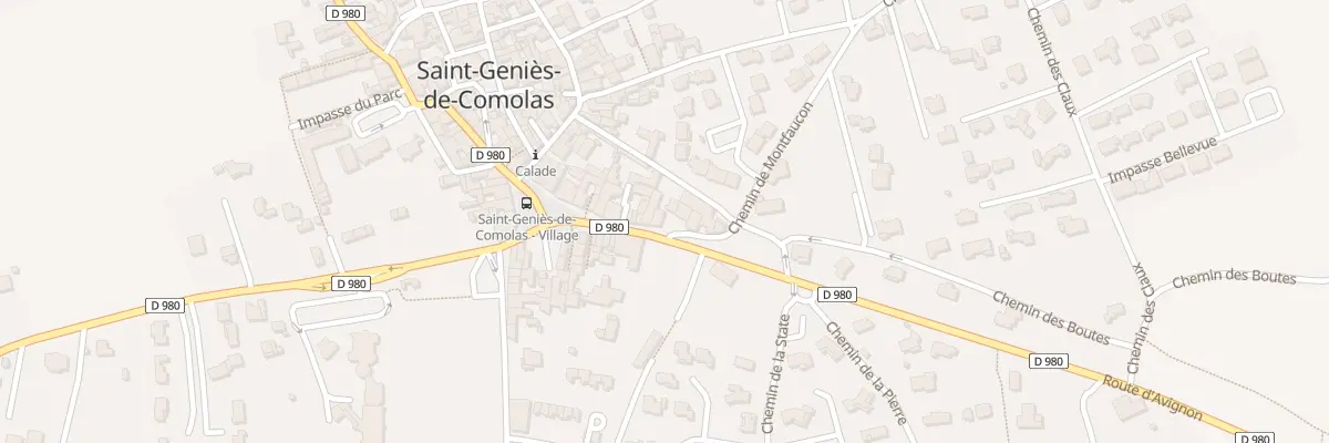 Plan du 17 Rte d’Avignon à Saint-Geniès-de-Comolas