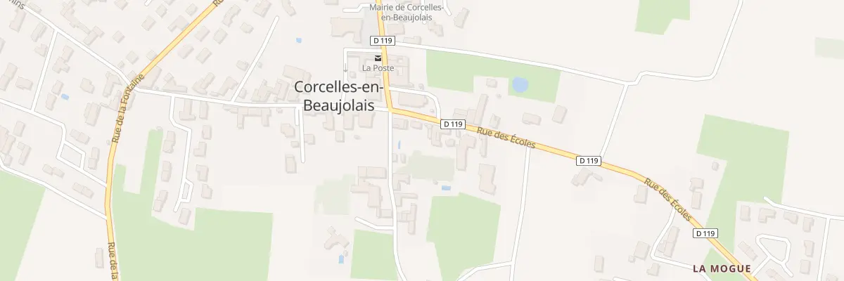 Plan du 36 Rue des Ecoles à Corcelles-en-Beaujolais