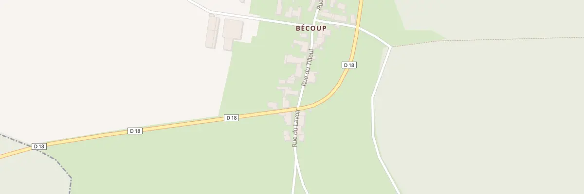 Plan du 1 Rue du Tilleul à Aubaine