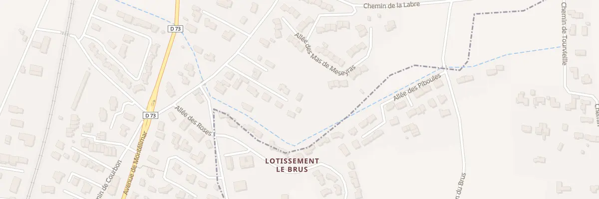 Plan du 5562 Che de Chamblanc à Châteauneuf-du-Rhône
