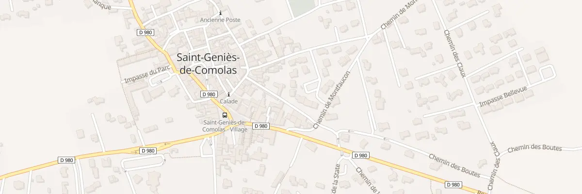 Plan du 6 Tra des Erables à Saint-Geniès-de-Comolas
