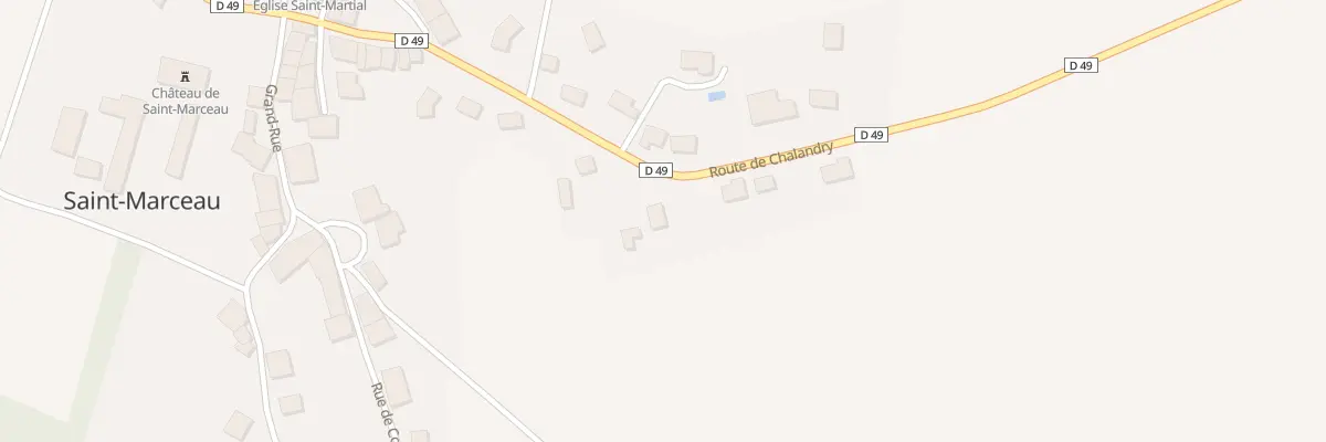 Plan du 22 Rte de Chalandry à Saint-Marceau
