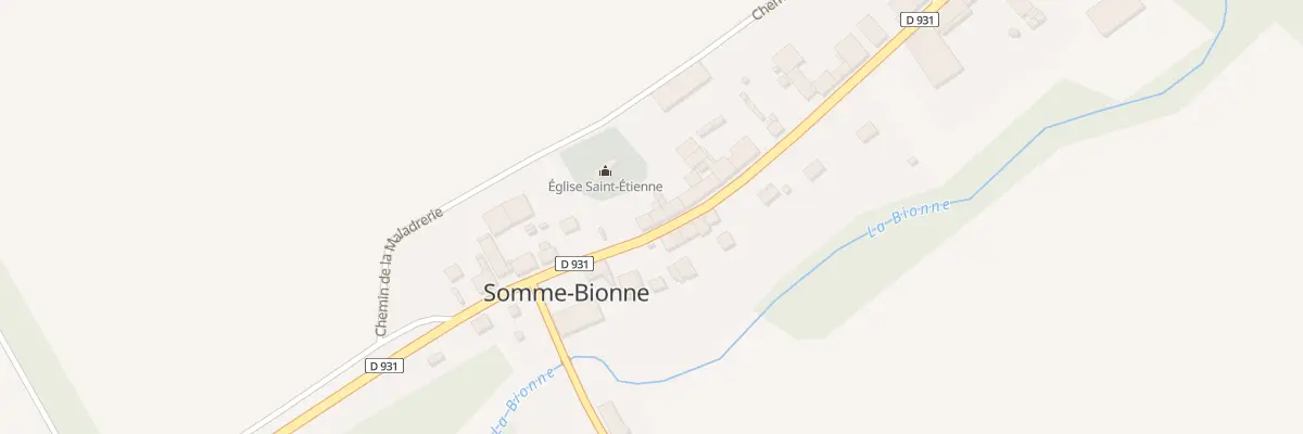 Plan du 3 Rue Principale à Somme-Bionne