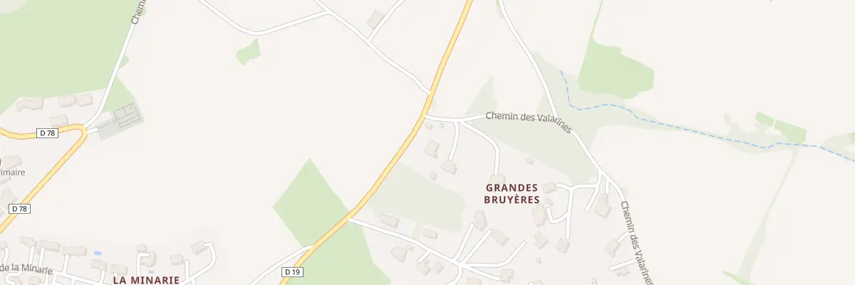 Plan du 827 Che des Valarines à La Chapelle-Villars