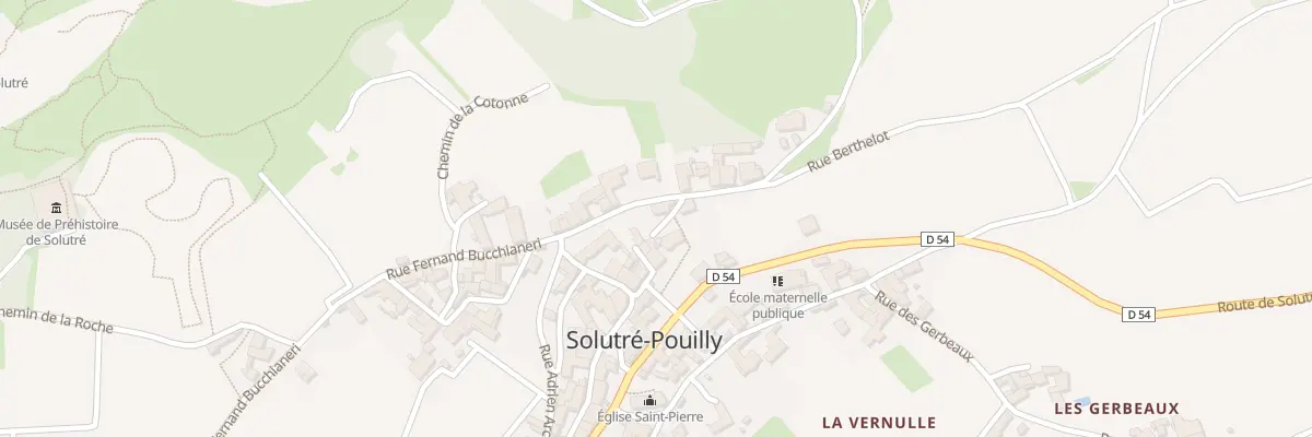 Plan du 5215 Le Bourg à Solutré-Pouilly