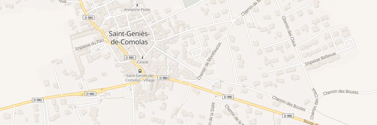 Plan du 7 Tra des Erables à Saint-Geniès-de-Comolas